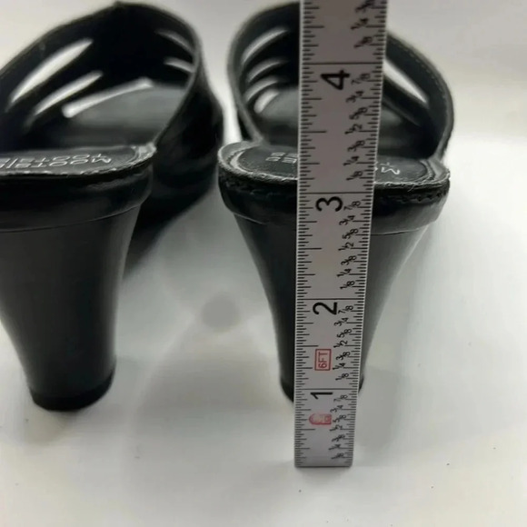 Mootsie Tootsie Women’s Moharjam sandals open toe 3 inch heels 7.5 black Event - Picture 7 of 8